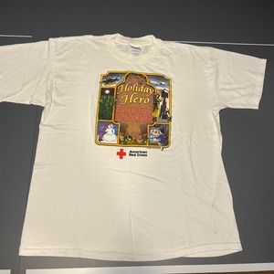 Vindage 1998 Holiday Hero Blood Donor American Red Cross T Shirt Sz XL